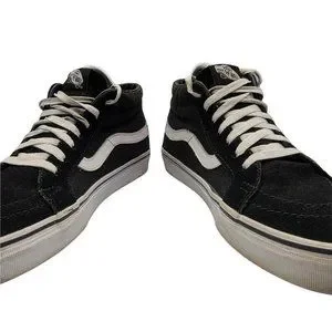 Vans Shoes Vans Sk8mid Black Rose With Thorns Shoes High Top